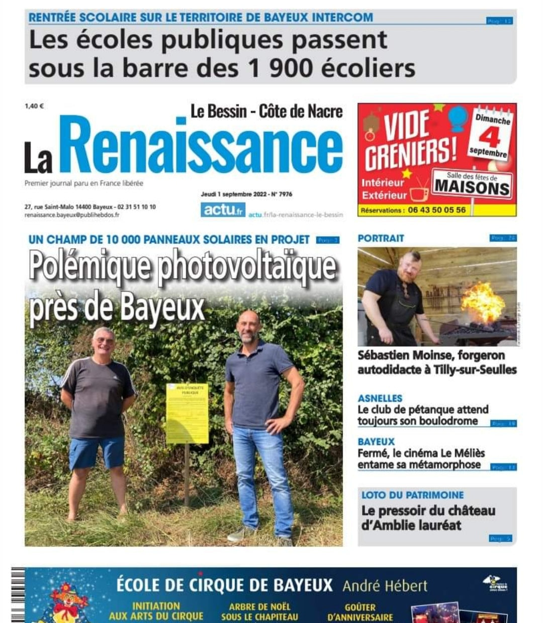 Un Article Inattendu à mes débuts de forgeron