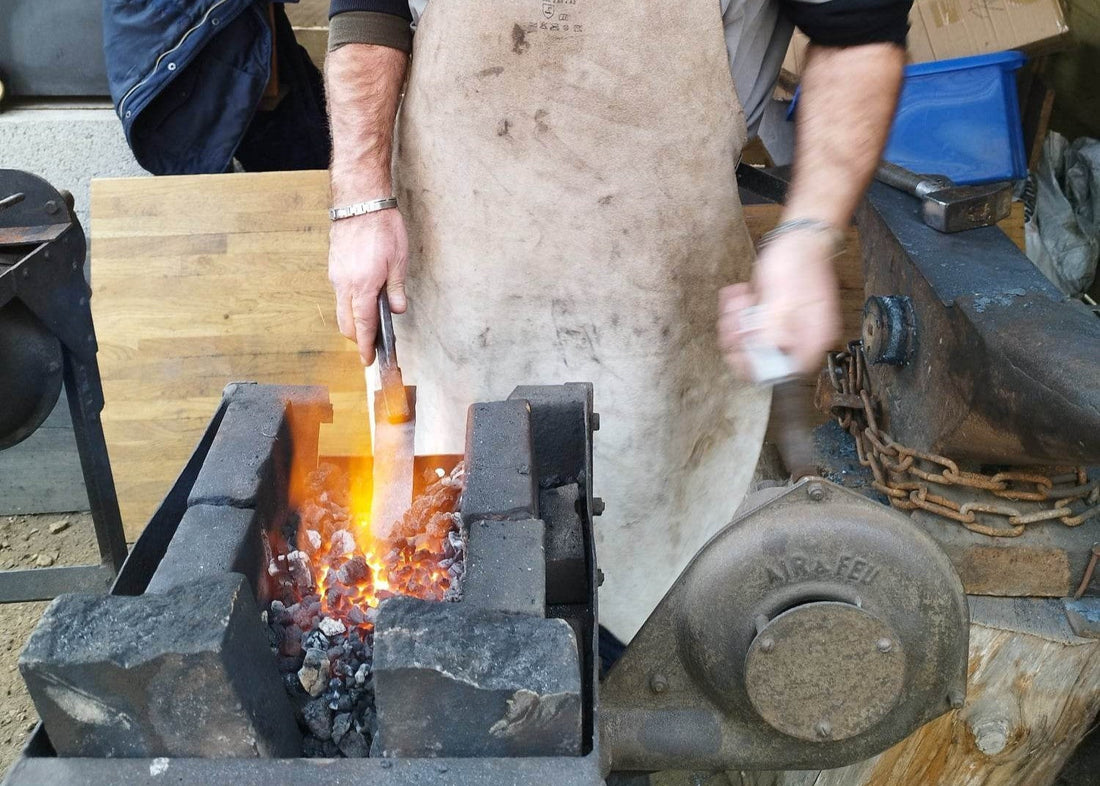 Christophe à la forge