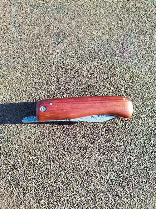 Baroudeur Acier Carbone en Bois de Santal