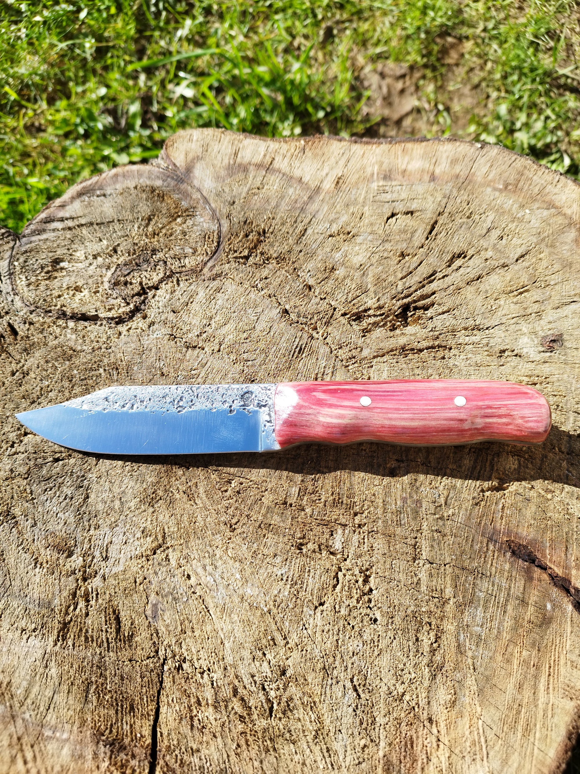 Trappeur Forme Bowie : Manche Érable Échauffé Rouge Stabilisation Maison