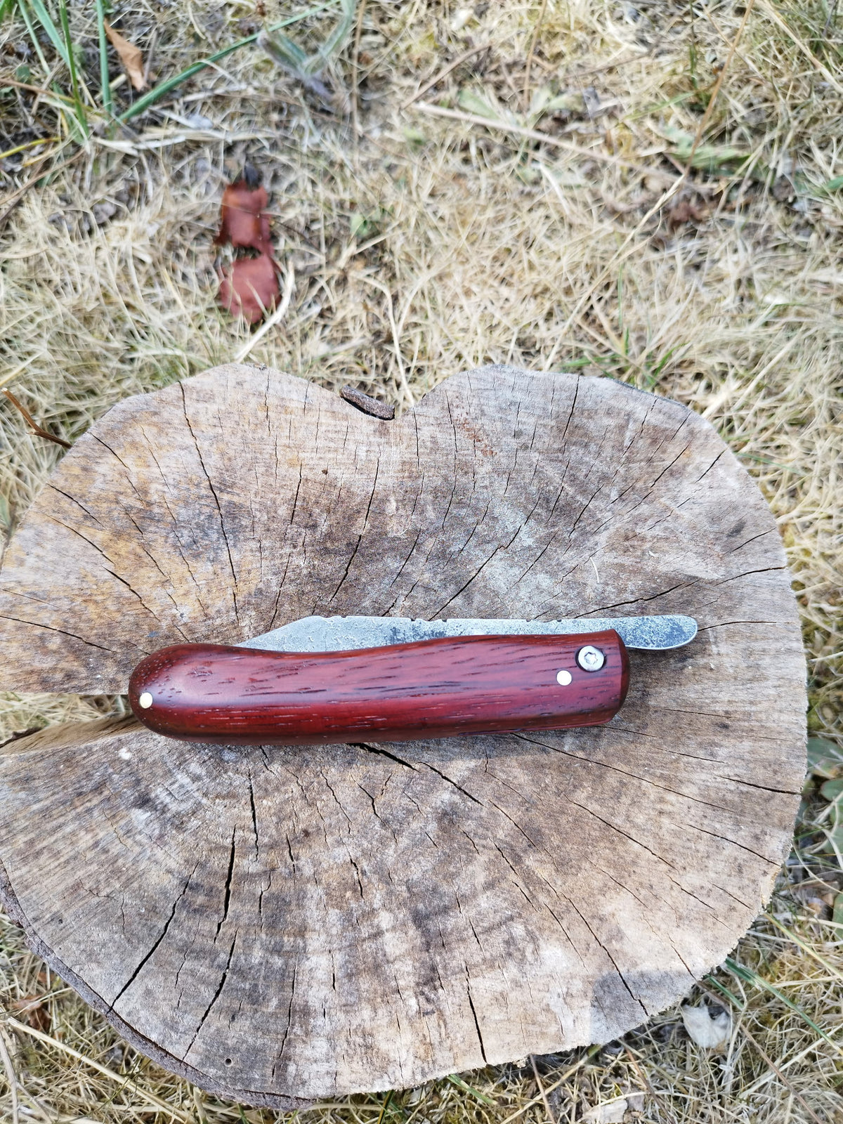 Baroudeur Acier Inoxydable : Manche en Bois de Santal