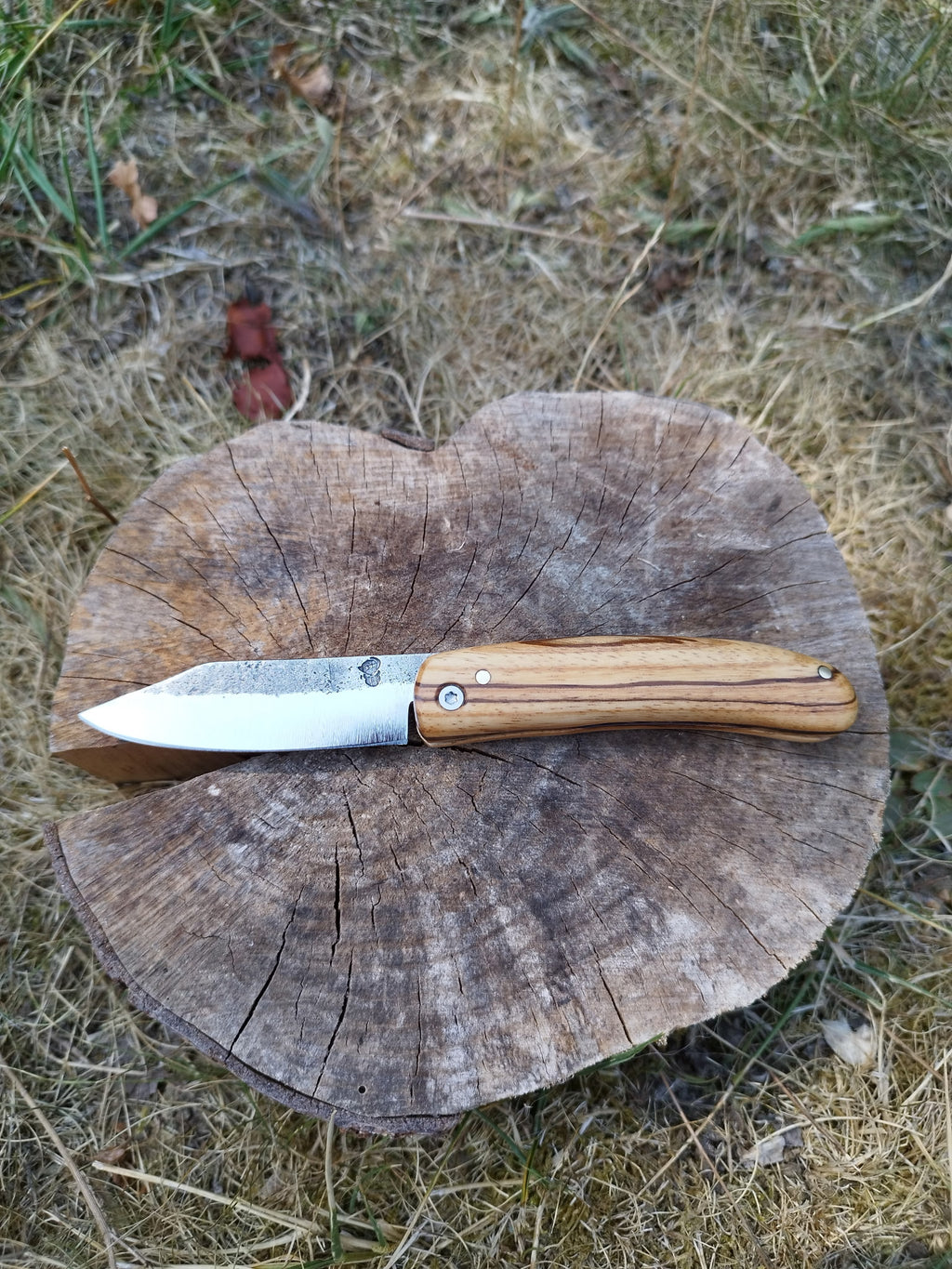 Predallien : Manche Guilloché en Bois de Zébre
