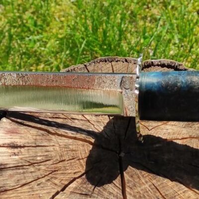 tanto, katana japonais, lame, tranchant, forge, forger, charbon, marteau, couteau, coutellerie, artisan, laforgeaseb, laforgeaseb.fr, laforgeaseb Calvados, La Forge à Seb, Normandie, Calvados, Tilly-sur- Seulles, forgeron coutelier, coutellerie, érable bleu, bronze, garde, guillochage, poignard, dague japonaise